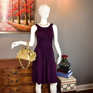 Gilli Jersey Dress Deep Plum
